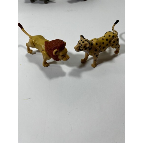 Safari Animals Figures Toys 8 PCs Realistic Wildlife Zoo Animal Figurine Jungle - Picture 2 of 8